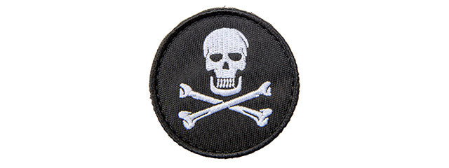 Round Jolly Roger Patch