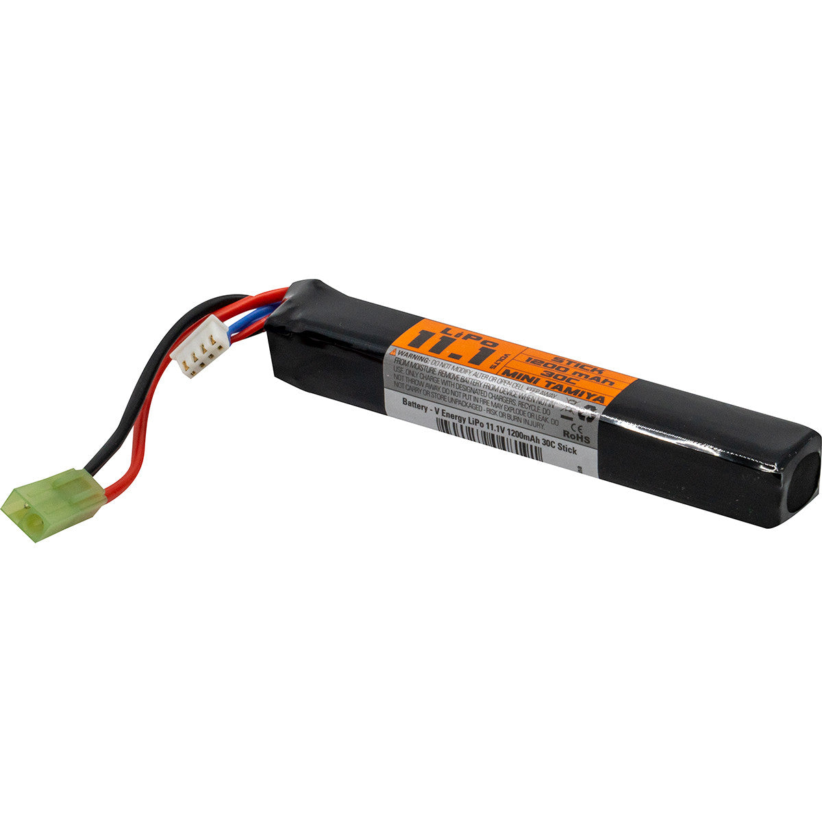 Valken 11.1V 1200 mAh LiPo Stick Battery Tamiya