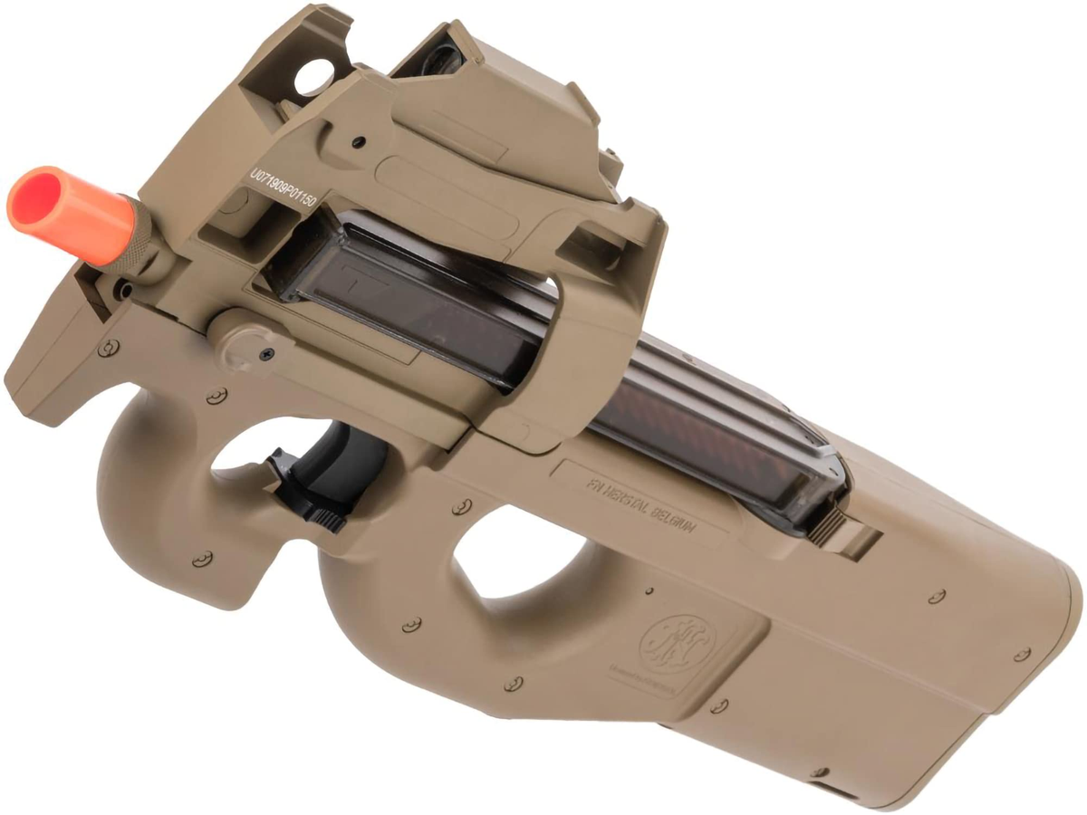 FN Herstal Licensed P90 Full Size Metal Gearbox Airsoft AEG w/ Built-In Red Dot