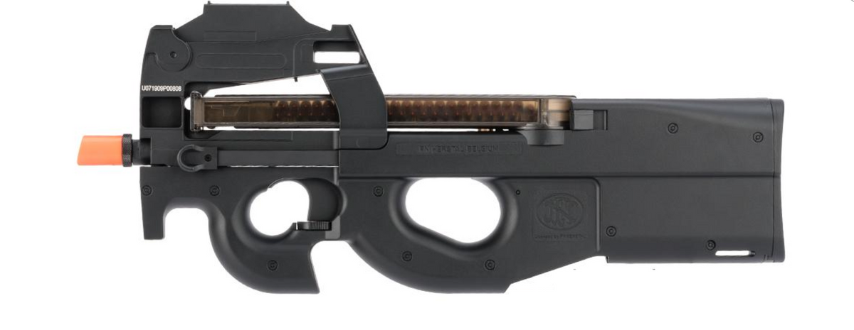 FN Herstal Licensed P90 Full Size Metal Gearbox Airsoft AEG w/ Built-In Red Dot