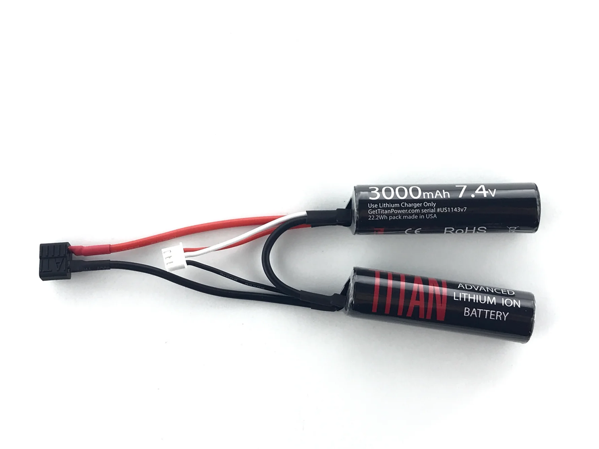 Titan Power 7.4v  Nunchuck Type Li-Lon Battery 3000 mAh