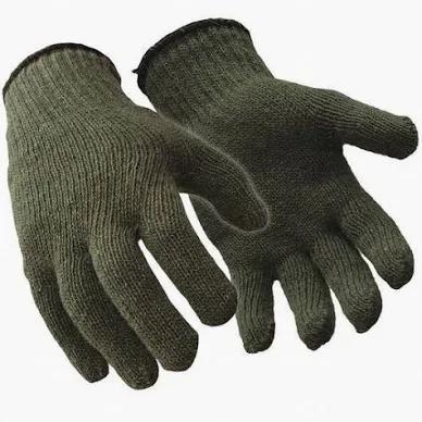 Glove, Knit, Olive Drab