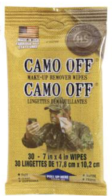 Camo-Off Pre-Moistened Face Paint Remover Wipes