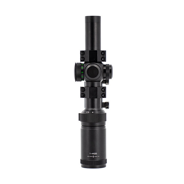 Valken Scope 1-4x20 with Mount Mil-Dot Reticle