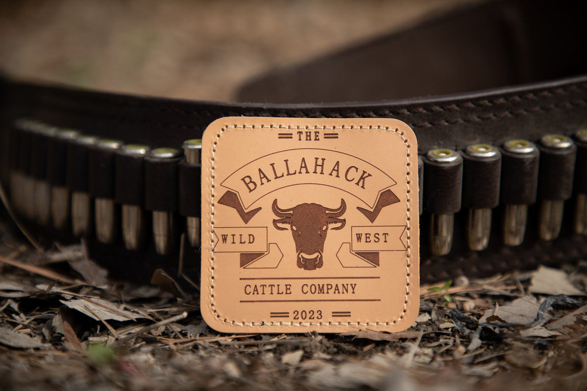 Ballahack Airsoft Cattle Company Wild West Leather Patch