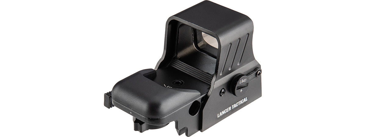 Lancer Tactical 4-Reticle Red-Green Dot Reflex Sight w- QD Mount