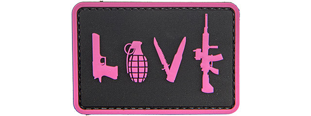 Love-Pistol, Grenade, Knife, Rifle Patch