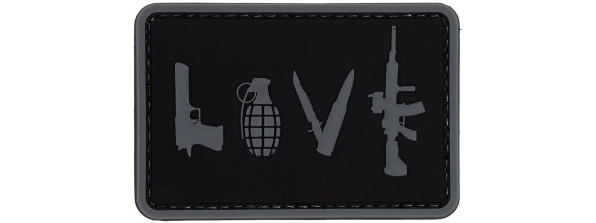 &quot;Love-Pistol, Grenade, Knife, Rifle&quot; patch