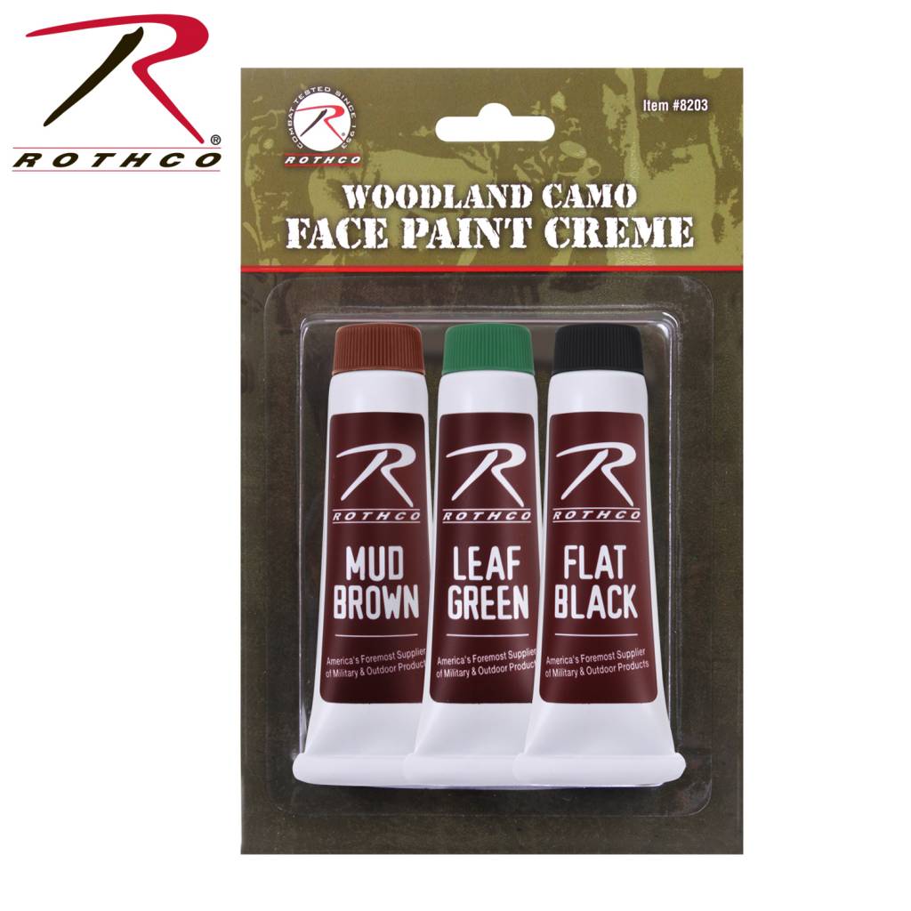 Rothco Face Paint 3 Color Tubes