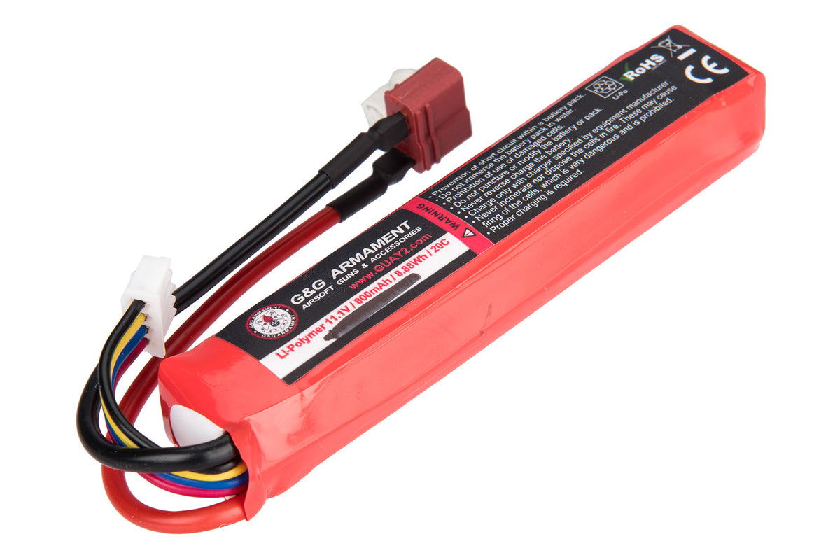 G&G 11.1V 950mAh Li-Po 20C battery deans