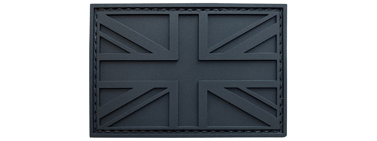 G-Force United Kingdom Flag PVC Morale Patch (BLACK)