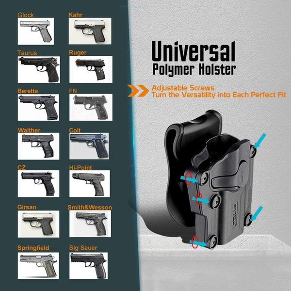 CYTAC Universal Adjustable Paddle Holster (Left Hand)